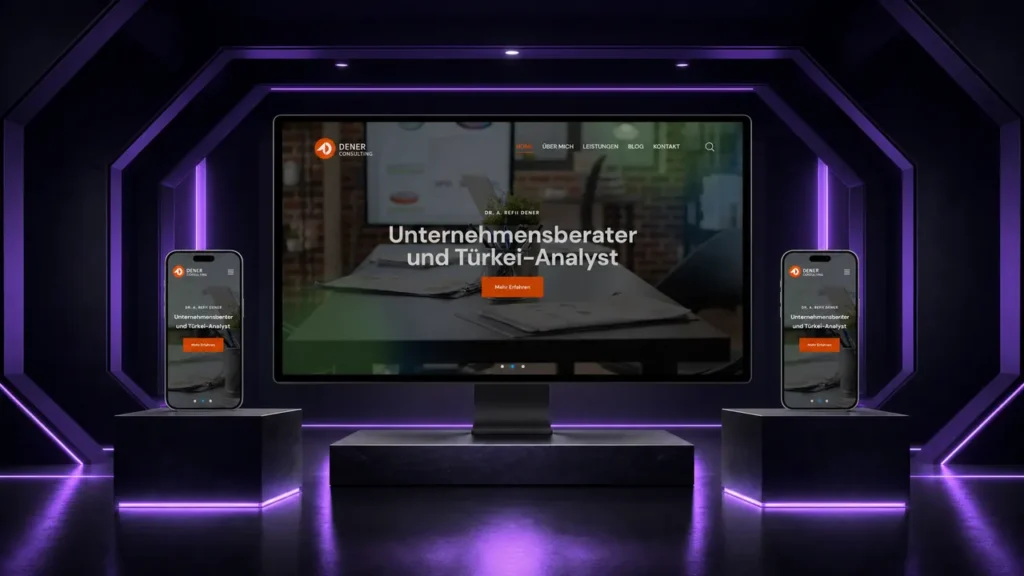 Dener web sitesi tasarımı